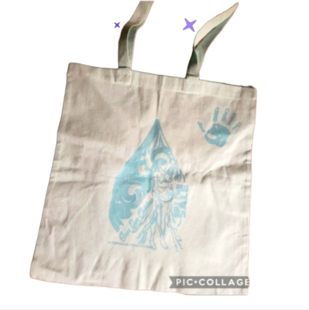 Handcrafted For cause end Human trafficking canvas tote